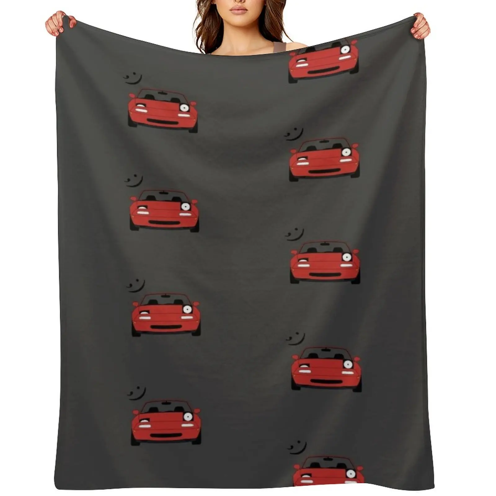 

Miata ;) Throw Blanket Warm bed plaid Thin Multi-Purpose Blankets