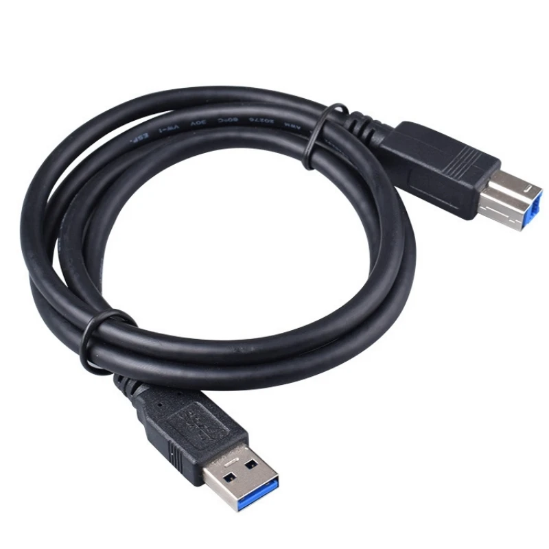 USB 3.0 Type A Male to B Male 5Gbps Data Cable for Laptop PC External Hard Disk Drives Printer Scanner Docking Station Hub