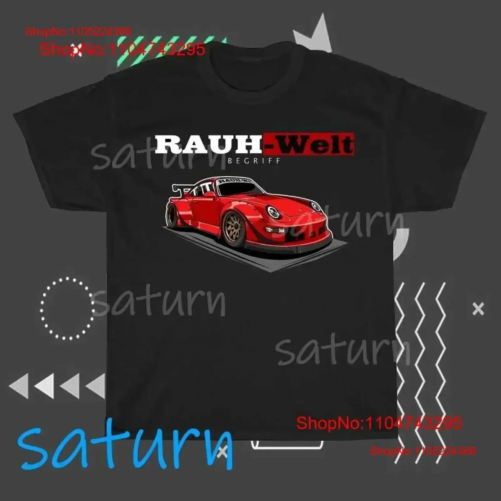 RWB Rauh Welt Begriff Logo T Shirt Funny Size S to 5XL vintage Washed Stretched Soft Casual Top For Everyday Wear vintage