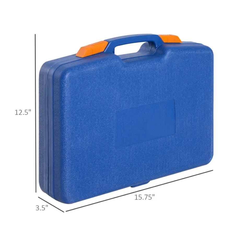 7Piece Torque Multiplier Lug Wrench Set Blue Black with Carry Case Handy Tools