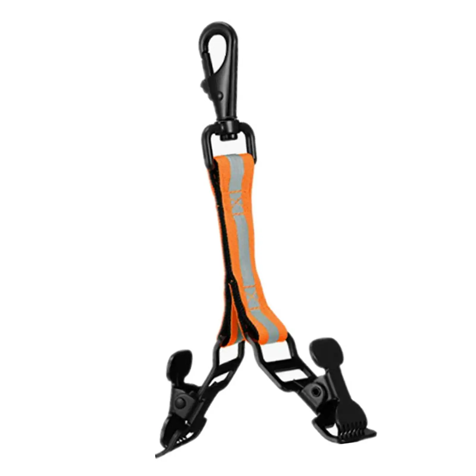 Heavy Duty Nylon Glove Strap Belt Loop Clip Reflective Turnout Accessory for Fireproof Gloves and Welding Tasks