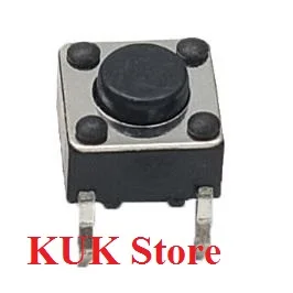 Original 4 pinos, 100% novo, 6X6X4.3 MM, 6x6x4.3 MM, 4 pinos, 200 PCes a 1000 PCes