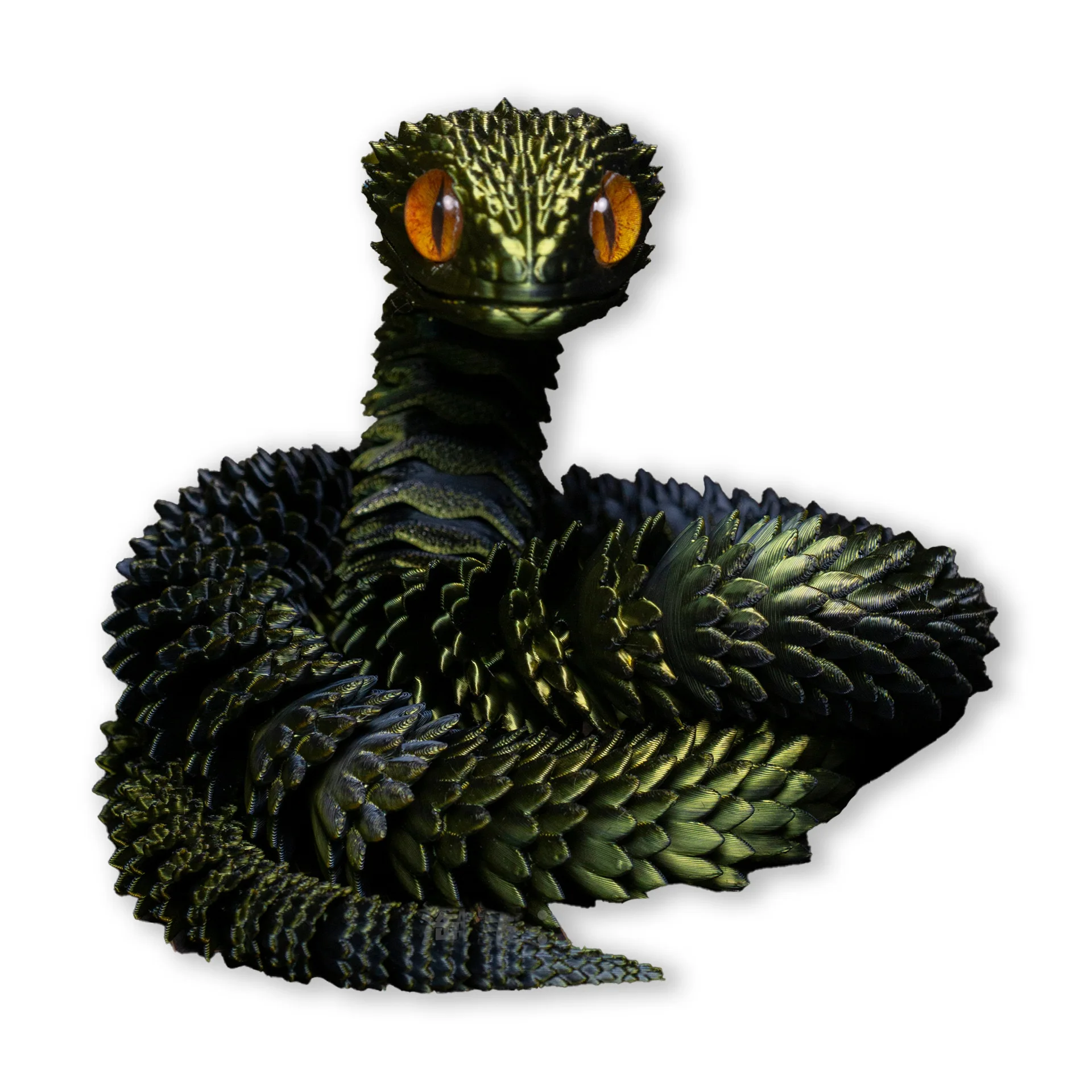 

3D печатная змея, шарнирная имитация змеи, игрушка для снятия стресса, реалистичная змея, игрушка-непоседа, настольный орнамент, поделки, детские игрушки