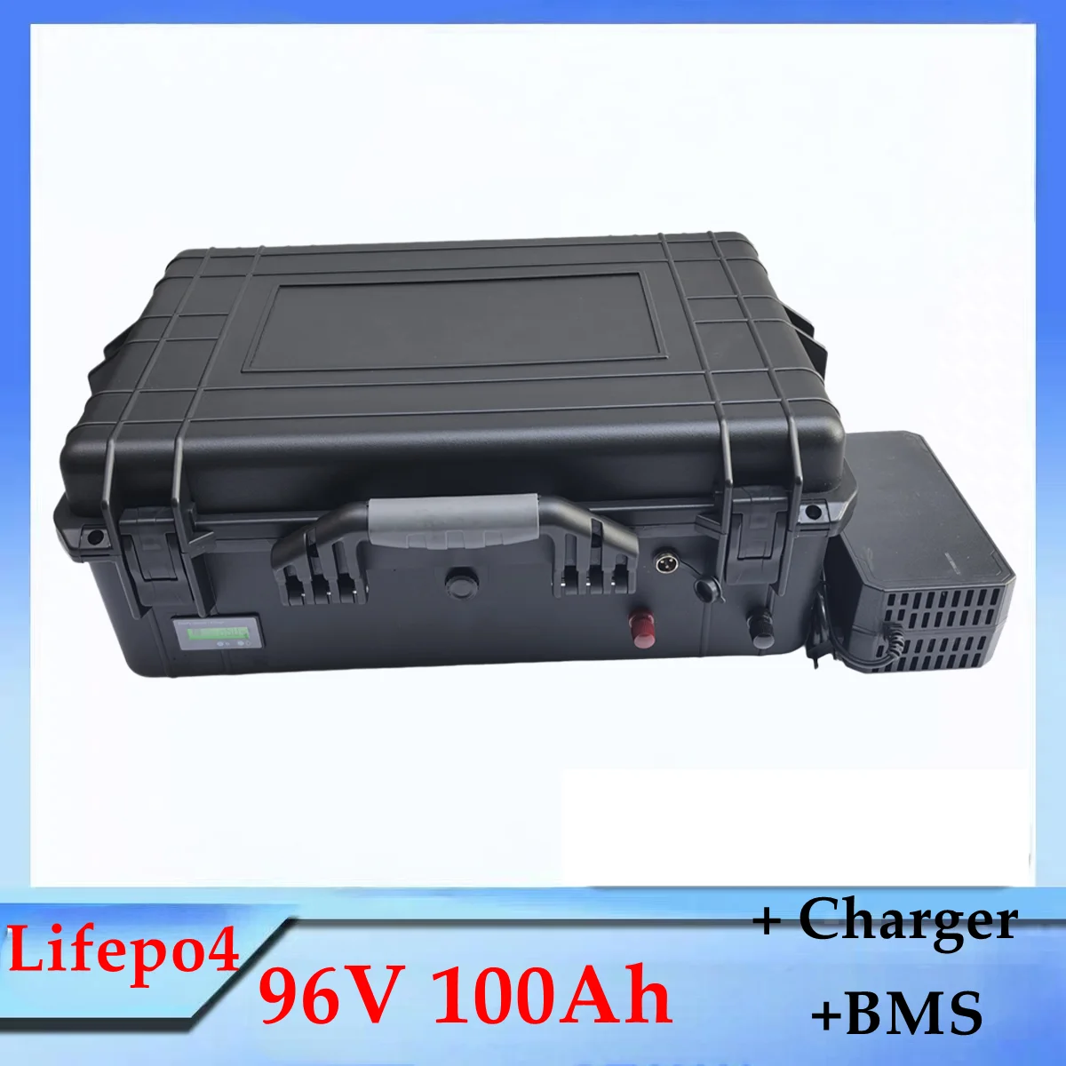 

Solar Power Bank ABS case 32S 96V 100Ah LiFepo4 lithium battery pack with BMS for 8000w Forklift solar energy inverter