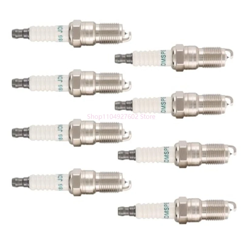 8pcs 41-993 19256067 High Quality Spark Plugs For Chevrole GMC Tahoe Pontia 41993 Ignition Candles