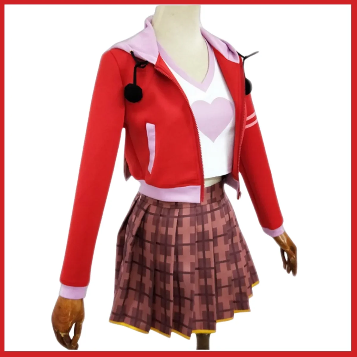 Game Astolfo Cosplay Costume Anime Fate/Apocrypha Servant Twelve Warriors Red Hooded Coat Tracksuit Wig Woman Sexy Leisure Suit - view 3