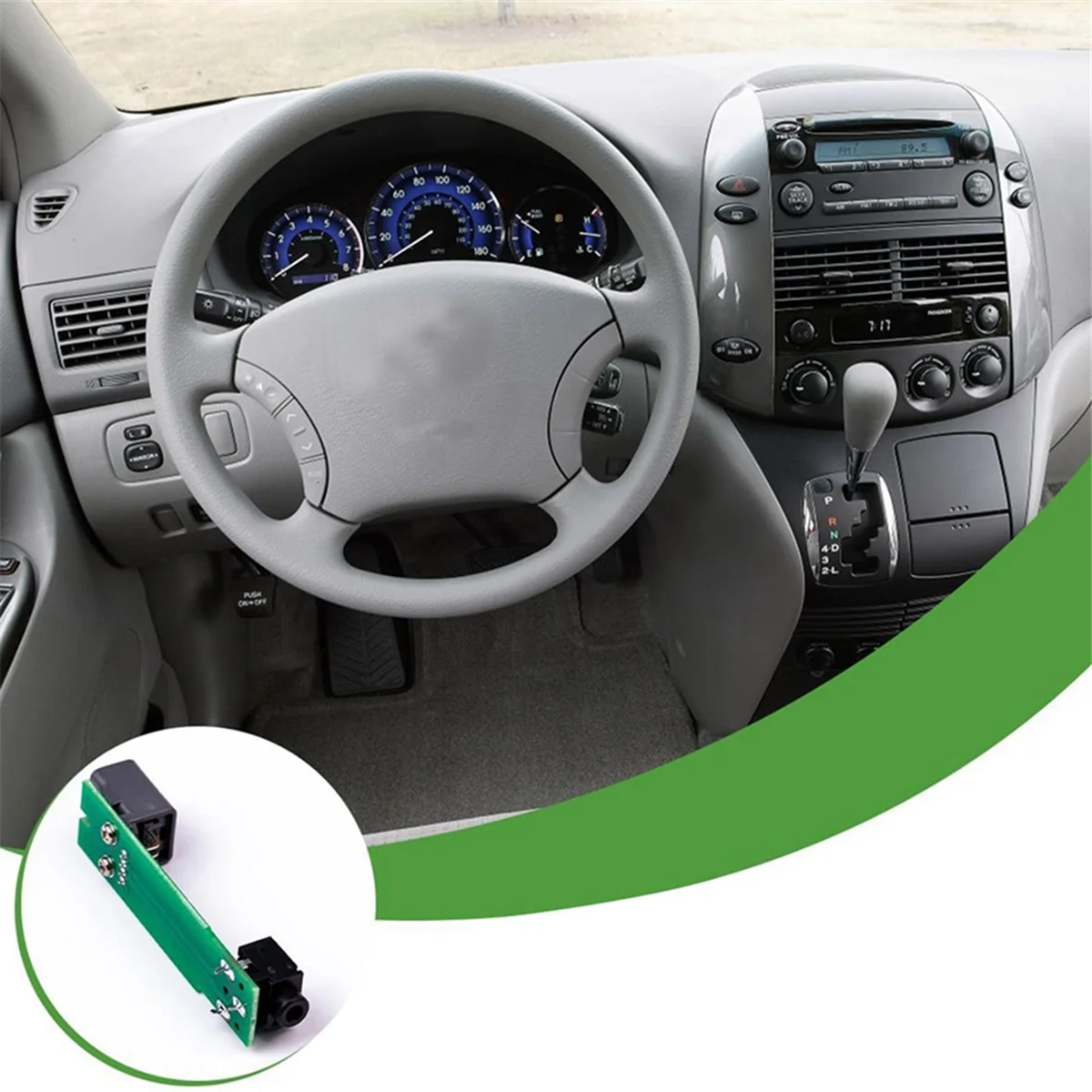 

Автомобильный Aux-адаптер 86190-AE010, вход Aux, ремонт только для Toyota Sienna Van 2004-2010 M3J489018X