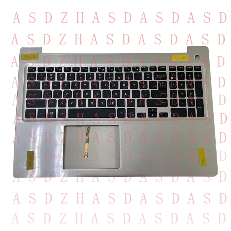 

Z New 0MR2KH Silver Palmrest w/ Backlit Keyboard For Dell Inspiron 15 5570 5575 US