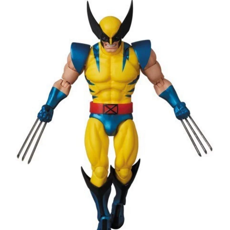 2024 New Arrival Mafex Wolverine Reissue Logan Marvel X-Men Avengers Medicom Toy Mafex Action Figures Can Be Moved Birthday Gift