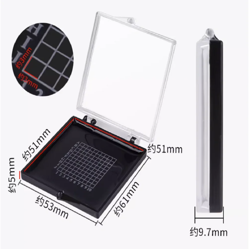 Self Adsorption Box Chip Component Experimental Sample Chip Storage, Dustproof,  Adhesive Transportation