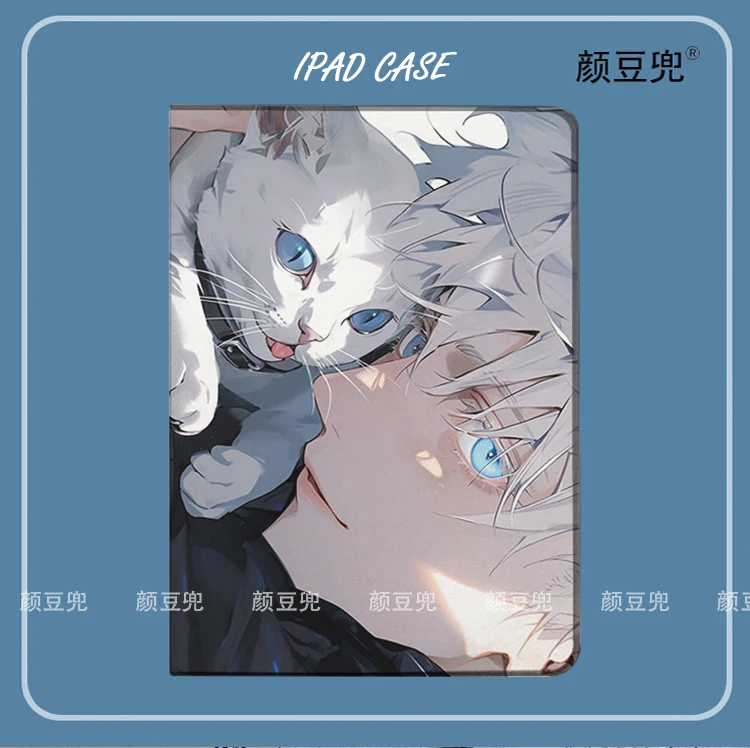 

Satoru Gojo Anime Jujutsu For iPad Air 45 Mini 5 6 Case Luxury Silicone For Pro 12.9 11 For iPad 10th Protective Pro13 11 in