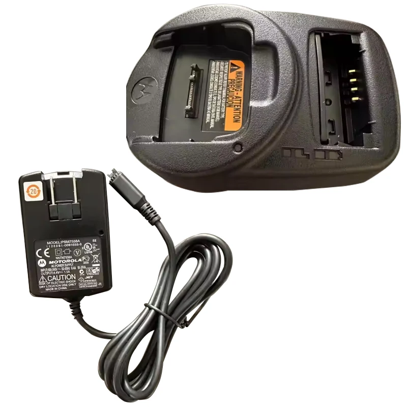 Original MOTOROLA MTP850 charger FTN6575A walkie-talkie battery charger, cable charging dock, MTP830, MTP810 straight line char