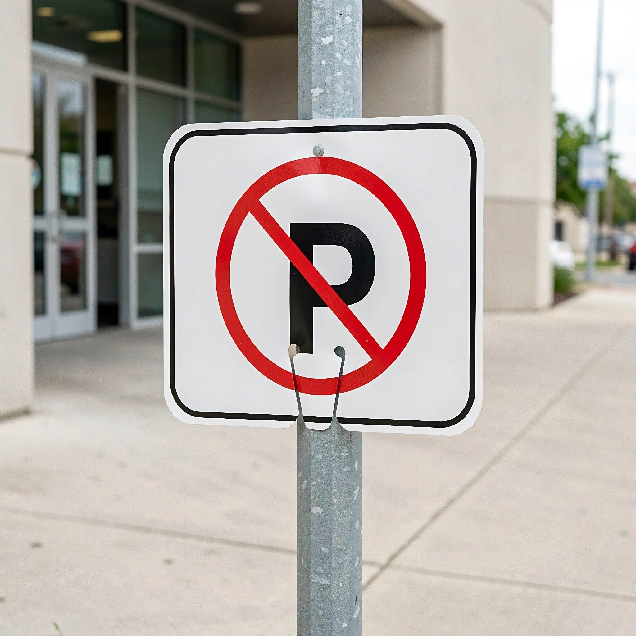 No Parking Sign Sticker Exit Entrance Do Not Block Driveway with Symbol Front of Garage Door Signs