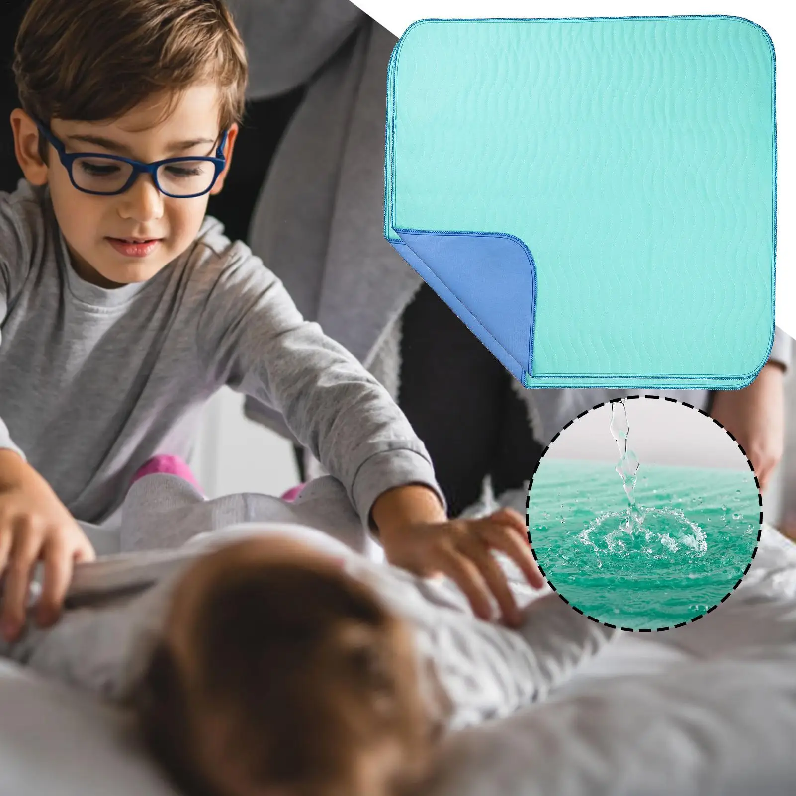 Washable Bed Pads Waterproof Mattress Protector Waterproof Mattress Pads For Elderly And Adults Bed Pads Washable Waterproof For