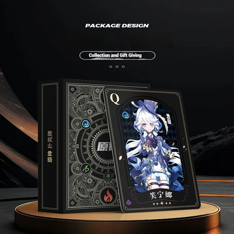 

Genshinimpact Playing Card Cartoon Furina Stamping Playing Card Exquisite Collection Card Party Party Game Props Birthday Gifts