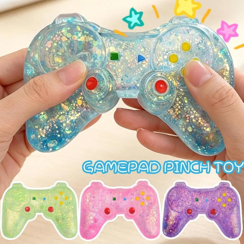 Squishy Sequins Game Machine Maltose Fidget Toy Anti-stress Slow Rebound Pinch Toy Elastic Squeezing Decompression Toy