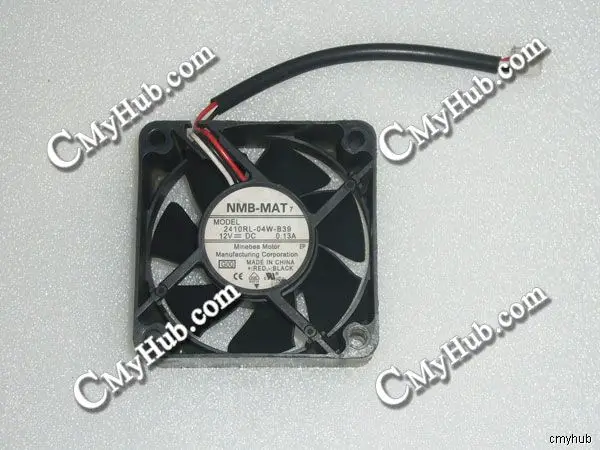 For NMB-MAT 2410RL-04W-B39 C00 G00 DC12V 0.13A 6025 6CM 60mm 60x60x25mm 3Pin 3Wire Cooling Fan 2410RL-04W-B39 C00 G00