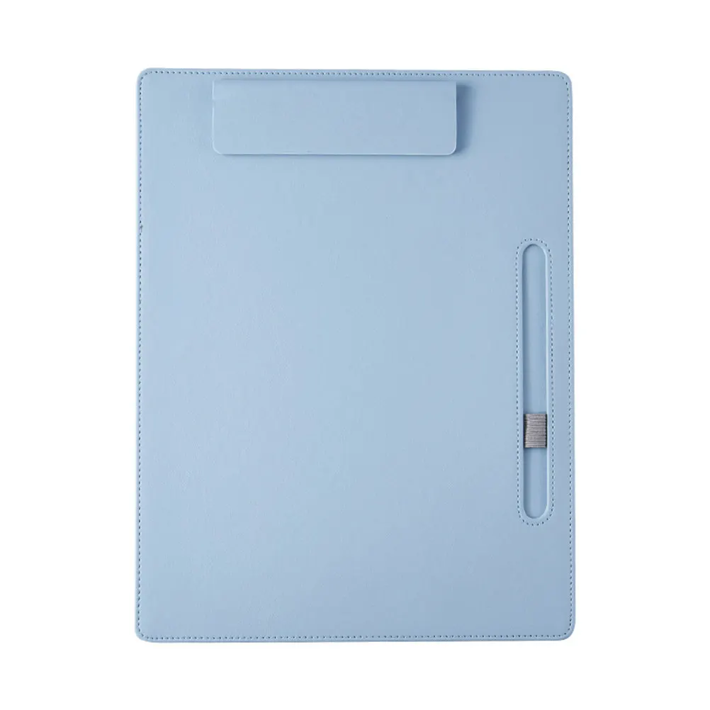 

1Pcs File Clipboard Paperboard Sky-Blue Thick Flexible A4 Folder Clipboard for Office School Meeting Document Writing Holder