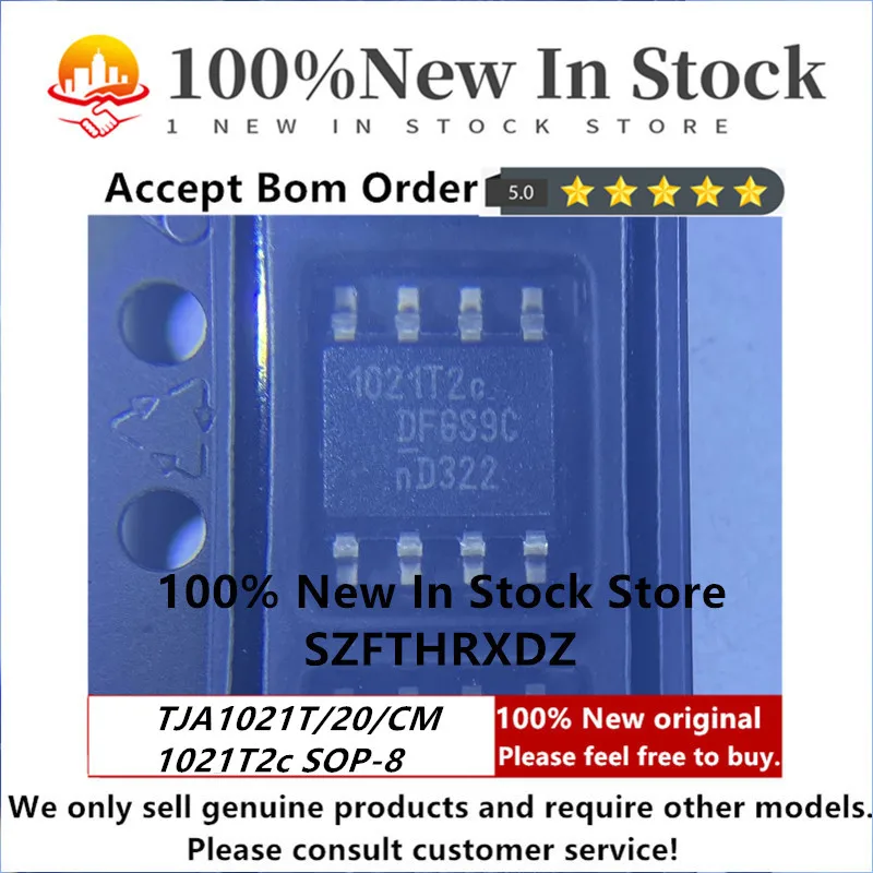 SZFTHRXDZ 100% NEW ORIGINAL (10-20-50PCS) TJA1021T/20/CM SOP-8 1021T2c SOP8