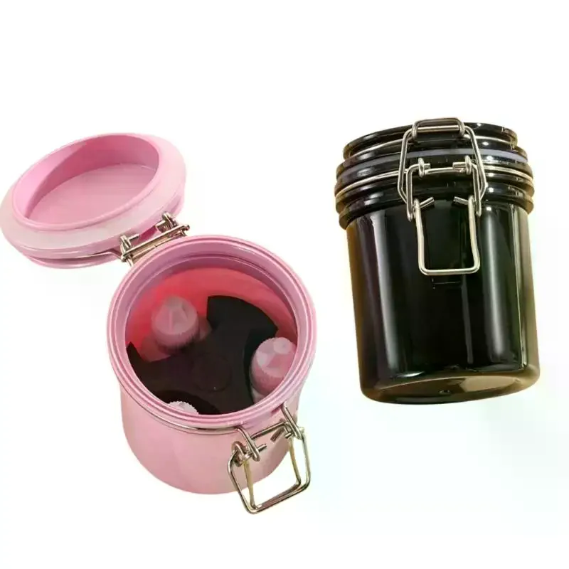 Leak-Proof False Eyelash Glue Storage Container For Beauty Salons 200 ML Eyelash Glue Storage Eyelash Extension Glue Storage Ja