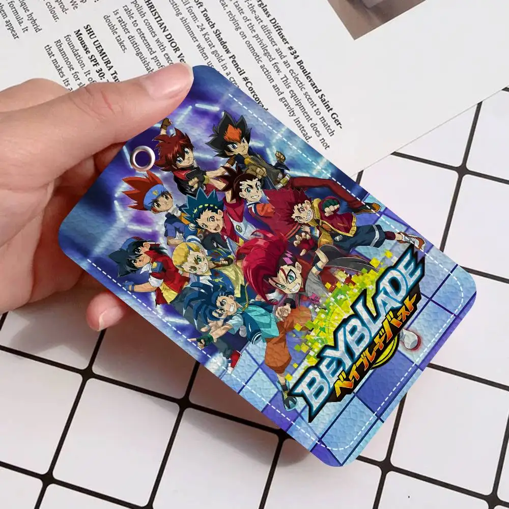 أنيمي b-Beyblade انفجار 2025 مكتب التموين الرجال والنساء بطاقة الائتمان Keyrings بطاقة الطالب حامل بطاقات التعريف الشخصية بطاقة حامل الاعتماد #3