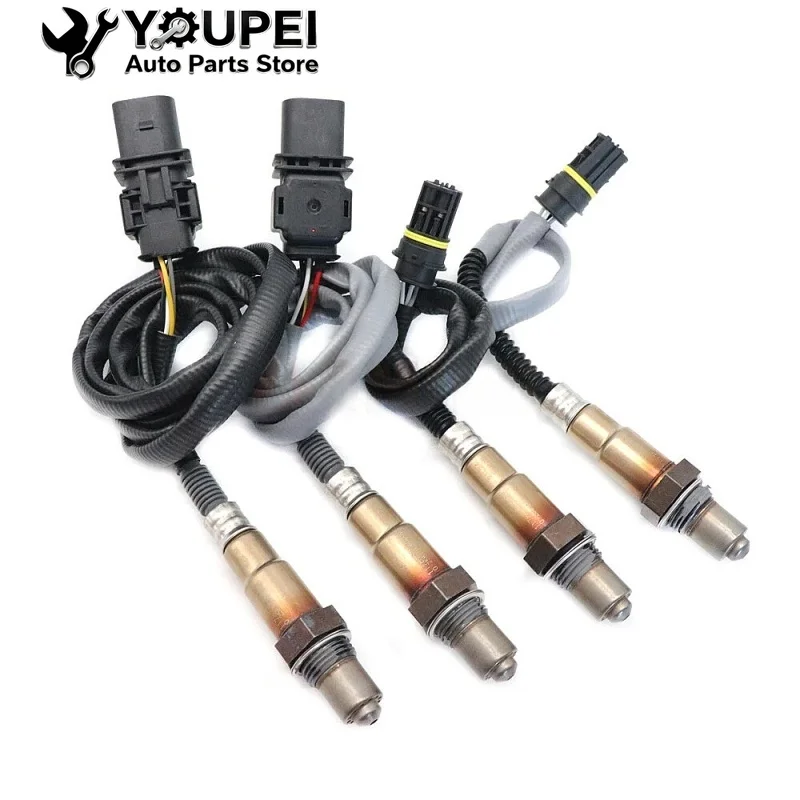 เซ็นเซอร์ออกซิเจน 4x สำหรับ BMW E82 E90 E91 128i 328i 328i xDrive X3 X5 - 11787558055 11787558073 11787569968 11787570481