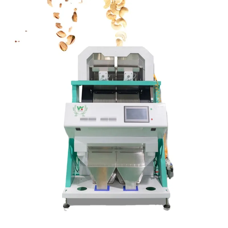 2-slot coffee color sorter AI system optical color sorter