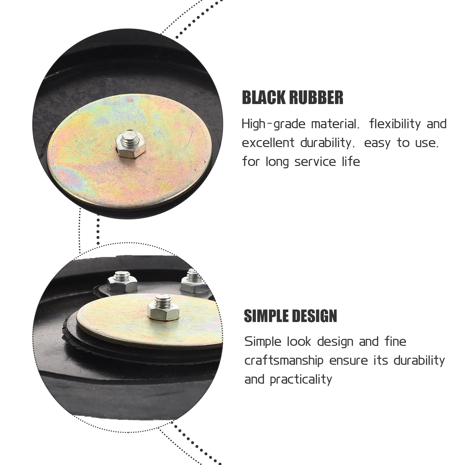 

2pcs Universal Water Pump Bowl Wear-Resistant Replacement Cup For Manual Pressure Pitcher Pump Durable Rubber Seal Accessory