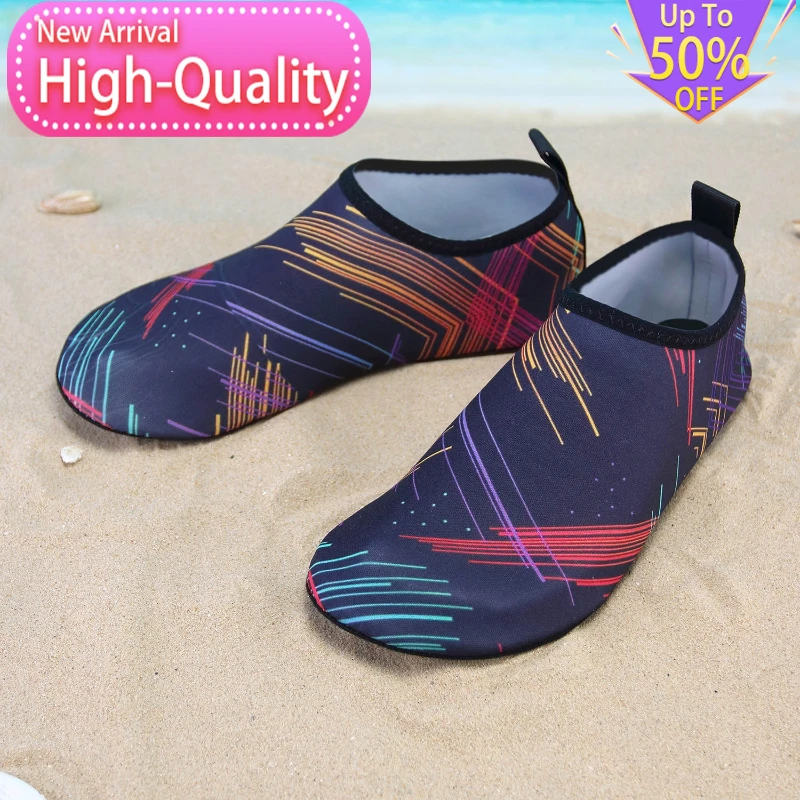 Summer Hot Selling Low Cut Mens Womens Water Shoes Surfing Anti Slip Swimming Shoes Fashionable Comfortable River Tracing Shoes