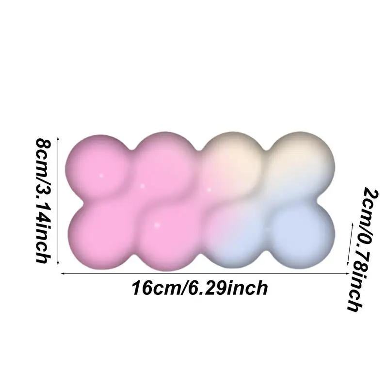 Handgelenkauflage für Computertastatur, Farbverlaufsunterstützung, Handkissen, weicher Memory-Schaum, Computer-Handhalteunterlage für den Arbeitsbereich in der Schule