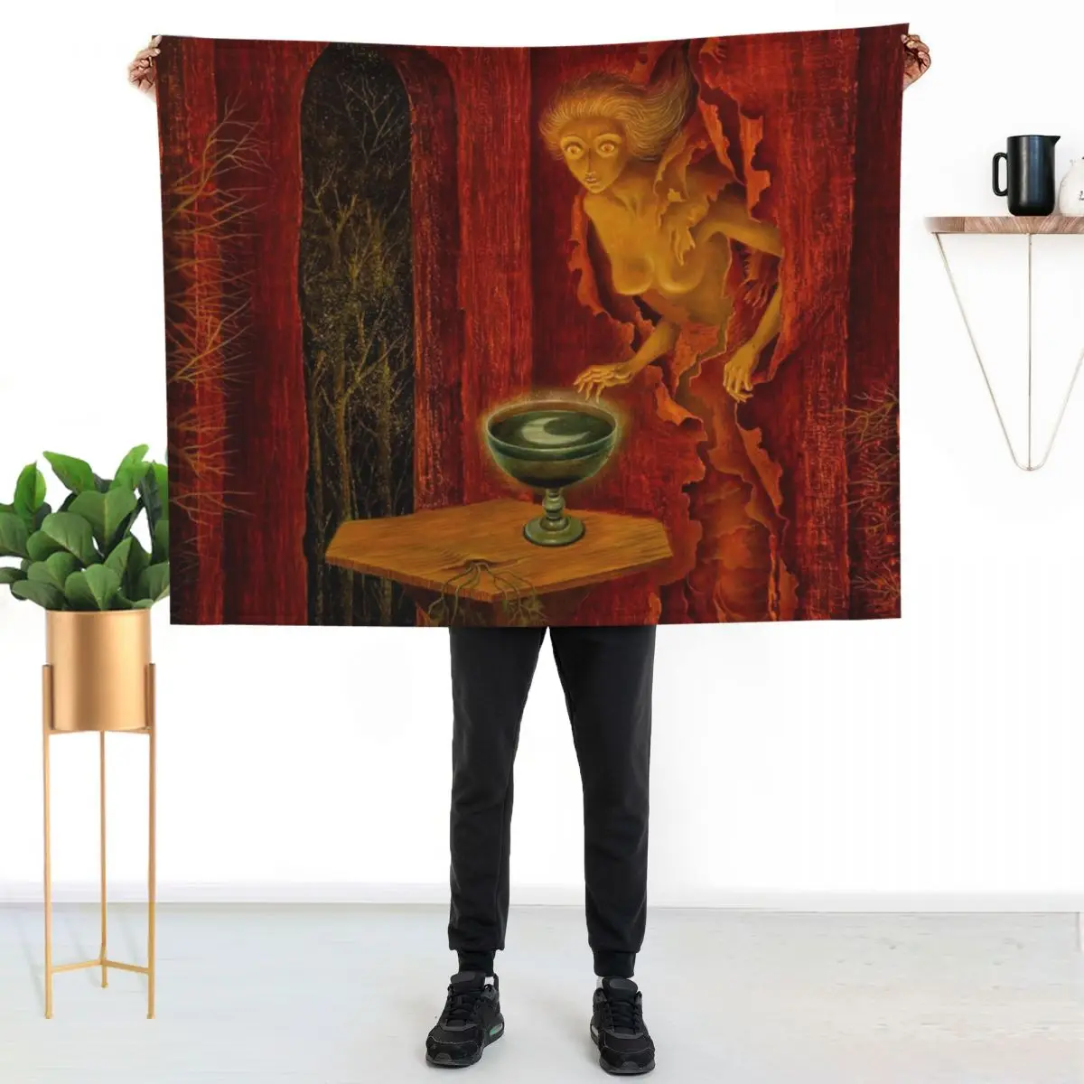 Being Born Again by Remedios Varo Throw Blanket Cute Plaid Custom christmas decoration Comforter anime Blankets For Bed Blankets