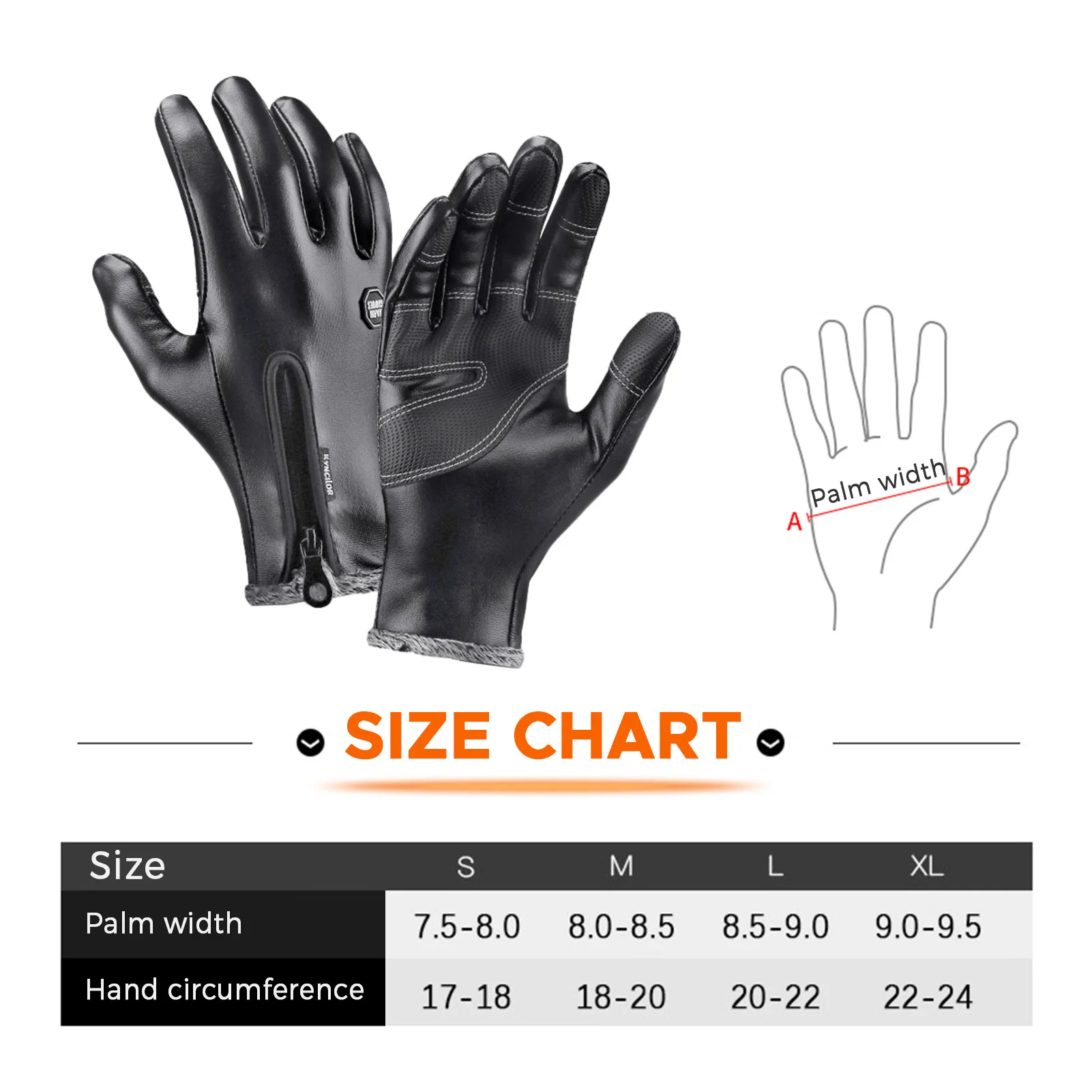 قفازات شتوية مقاومة للرياح، قفازات لمس دافئة، قفازات واقية مقاومة للماء