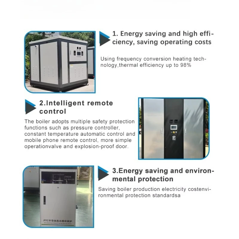 Fully Automatic Vertical Fire Tube Modular Steam Generator 50-500kg/h Low Pressure Electric Industrial Boiler 98%Heat Efficiency