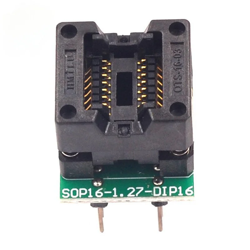

Narrow Body SOP16TurnDIP16 SMD Programming Socket Adapter Transition socket Burning Socket Programmer Socket