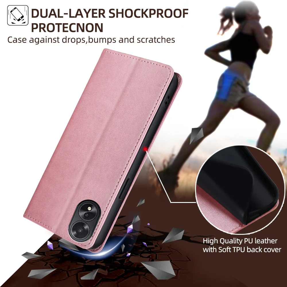 เคสโทรศัพท์หนังหรูหราแบบนุ่ม สำหรับ iPhone 17 16 Pro Max 16 15 14 Plus 13 12 Pro Max 11 ป้องกันการกระแทก พร้อมช่องใส่บัตร