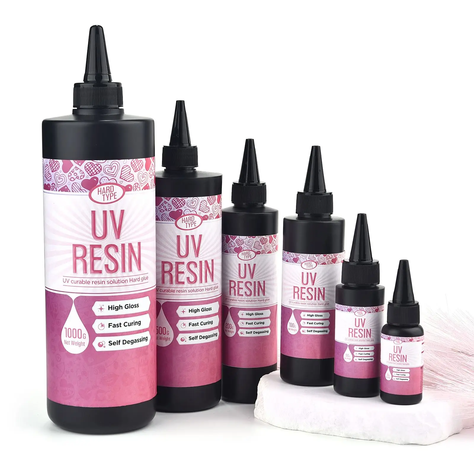 20-1000g High Transparent Quick Drying Epoxy Resin UV Glue For DIY Jewelry Accessories Making Hardness Clear Liquid Resin Glue