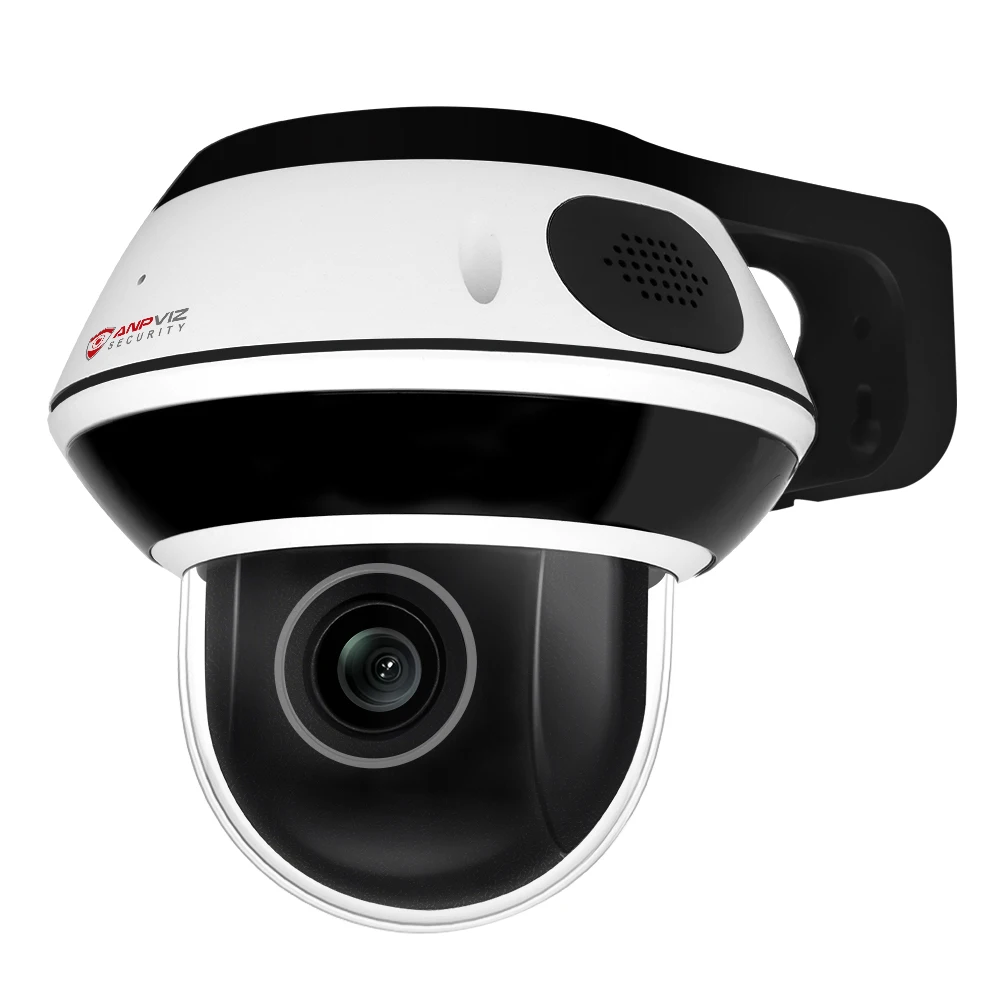 Anpviz Smart 8MP PTZ IP Dome Camera Outdoor Security 5X Optical Zoom Motion Detection 2.0 Two-Way Audio  SO*NY IMX415( 1/2.8”)