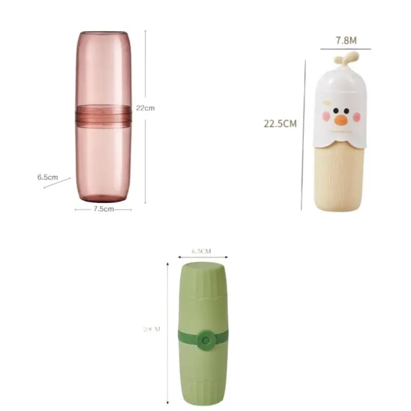 Portable Toothbrush Storage Accessory for Safe Travel and Business Trips
