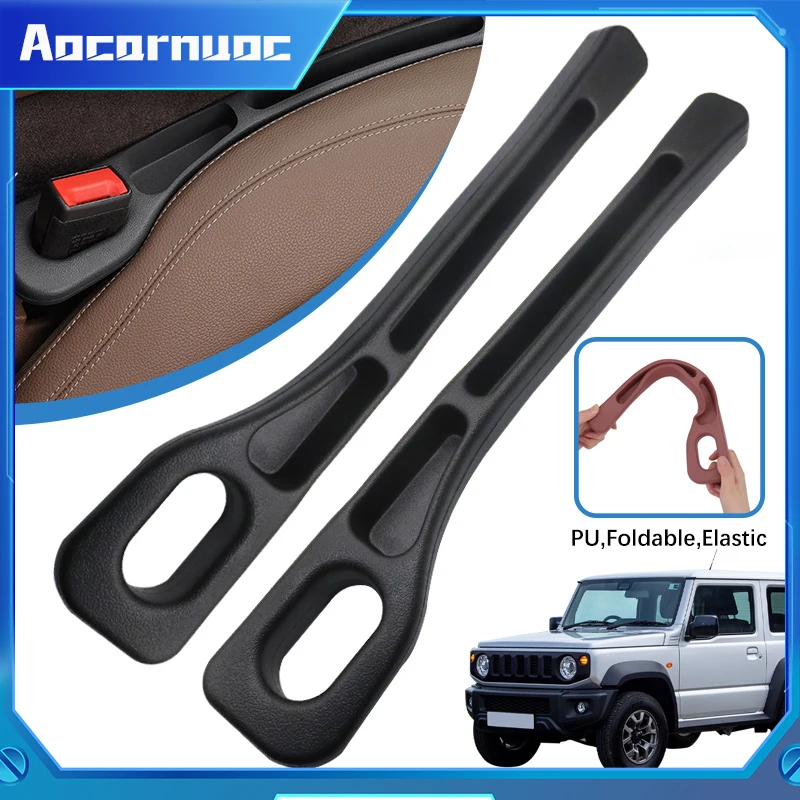 

2Pcs Car Seat Gap Filler Between Seats Decoration Interior Accessories For Suzuki Jimny 1981- 2019 2020 2021 2022 2023 2024