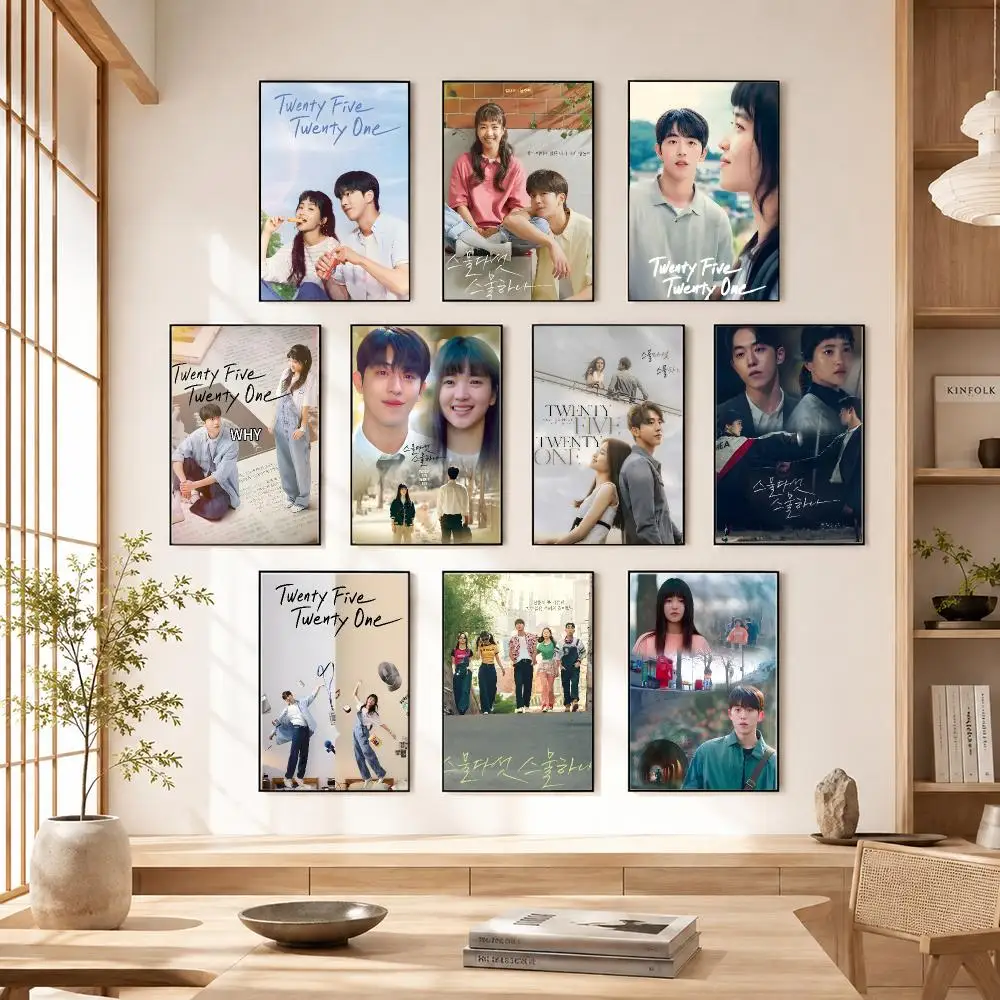Korean TV Twenty Five Twenty One Movie Poster High-Definition With Textured Finish Modern Style For Hallway Wall Art Decor