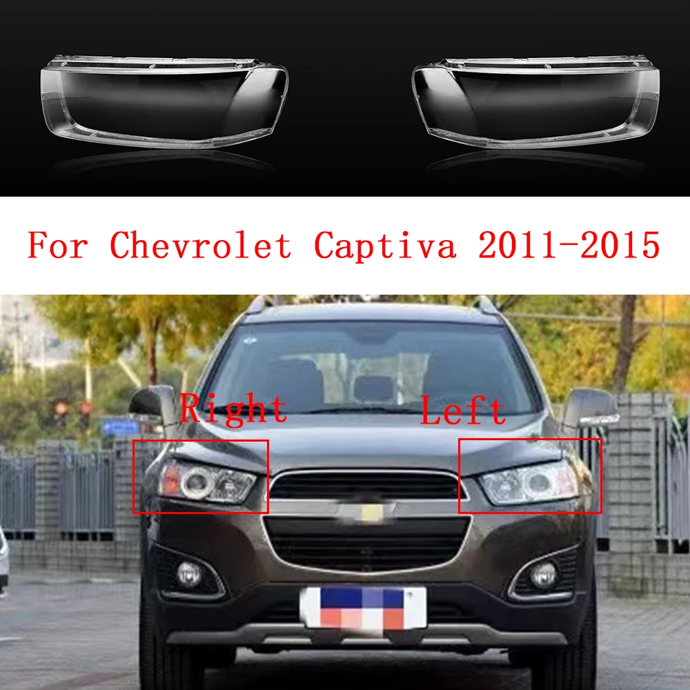 

Car Front Headlight Shell For Chevrolet Captiva 2011 2012 2013 2014 2015 2 Plexiglass Lens Replace Lampshade PVC Headlight Cover