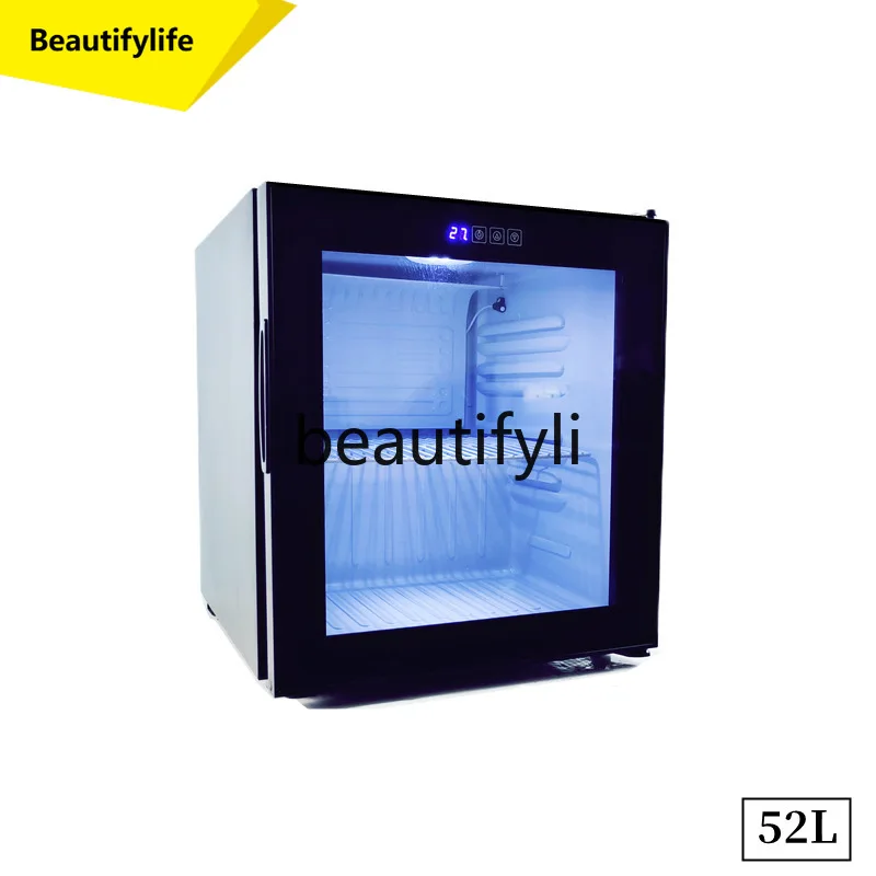 

A61 Refrigerated Fresh-Keeping Display Cabinet Sample Storage Cabinet Glass Door Small Refrigerator Digital Display
