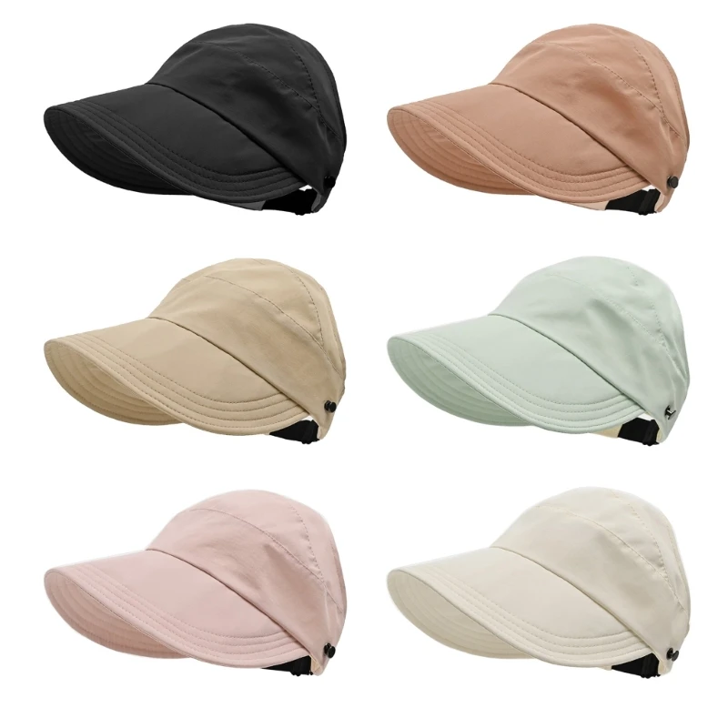 

Sun Protective Ponytail Hat for Girl Women Sunproof Hat Sport Beach Hat Breathable Outdoor Baseball Hat Camping Visor Hat