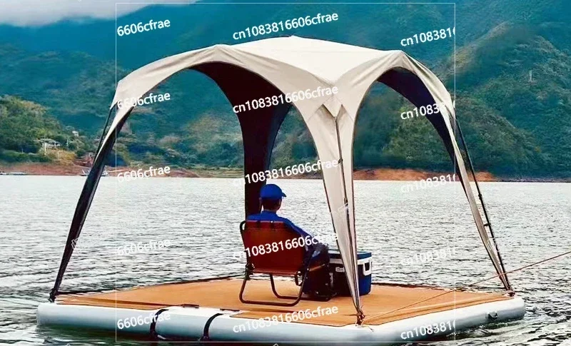 Tent Camping Equipment Inflatable Floating Platform Floating Pad Floating Row Sea Leisure Magic Carpet Water Fishing Platform