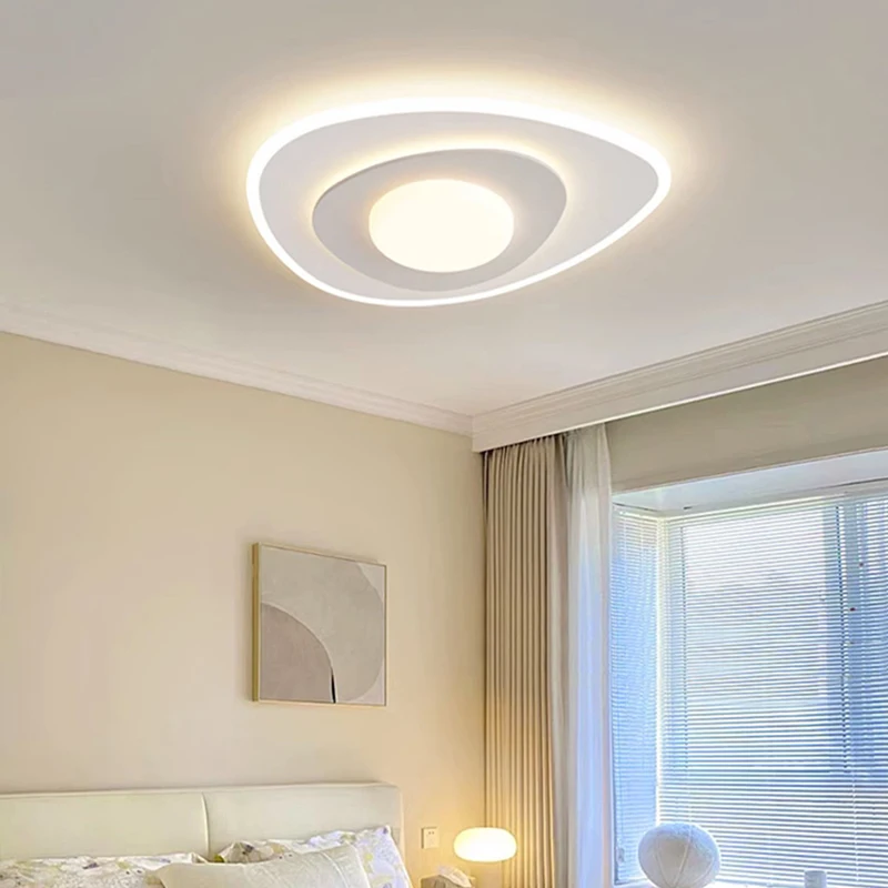 Modern LED White Chandelier Lights, Iluminação Interior, Sala De Estar, Quarto, Sala De Estudo, Luminárias Reguláveis, Decoração de Casa