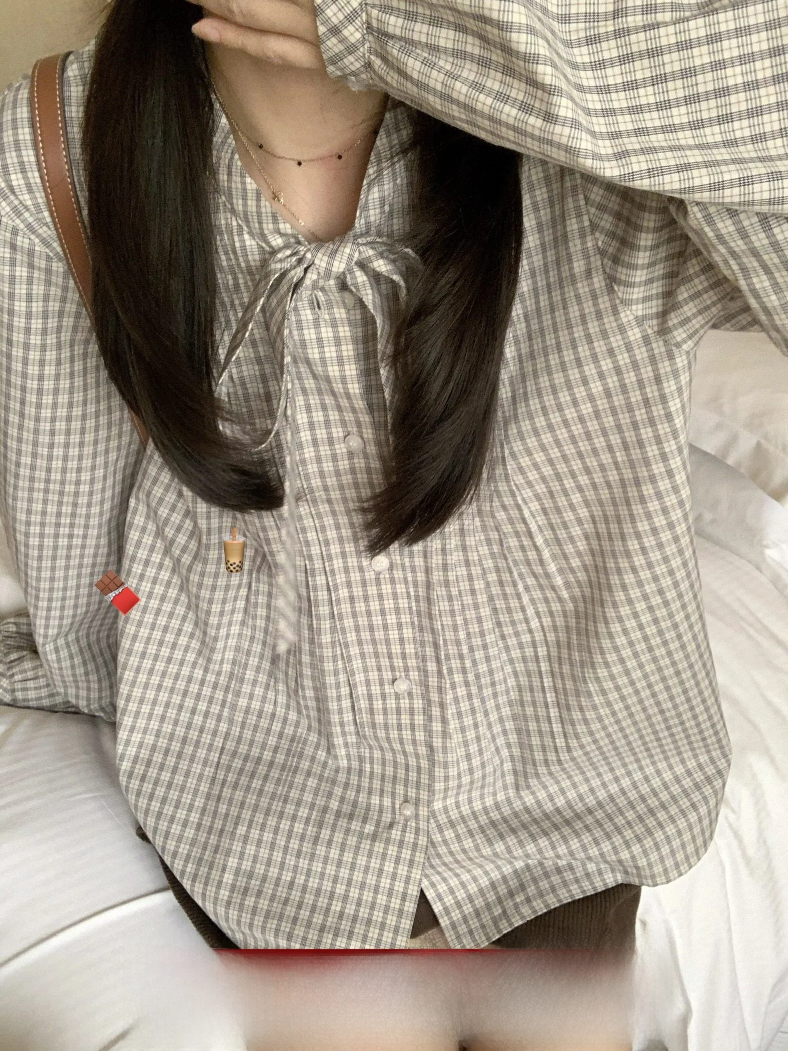 

Женская рубашка TheDouerr Night Muse в черно-белую клетку, с длинным рукавом, свободного кроя, для многослойных образов, с воротником, дышащая, стандартный крой