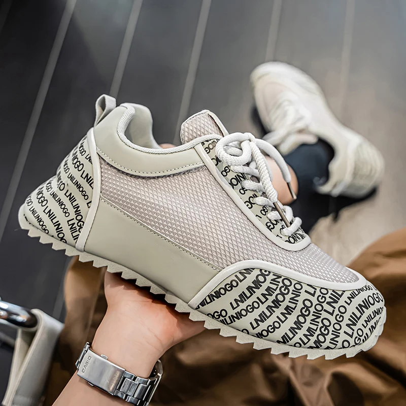 

Good Quality Mens Casual Shoes New Spring Board Footwear Man Hot Sale Fashion Man Outdoor Anti Slip Sneakers Male Solid Colour 7