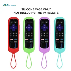 Roku Remote Case for TCL Roku TV Steaming Stick Express Silicone Protective Replacement Skin Glow in the Dark