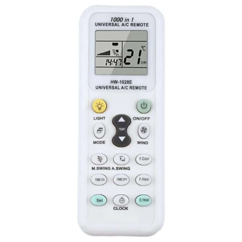 Mando a distancia Universal para aire acondicionado, 1000 en 1, K-1028E, CA, LCD Digital