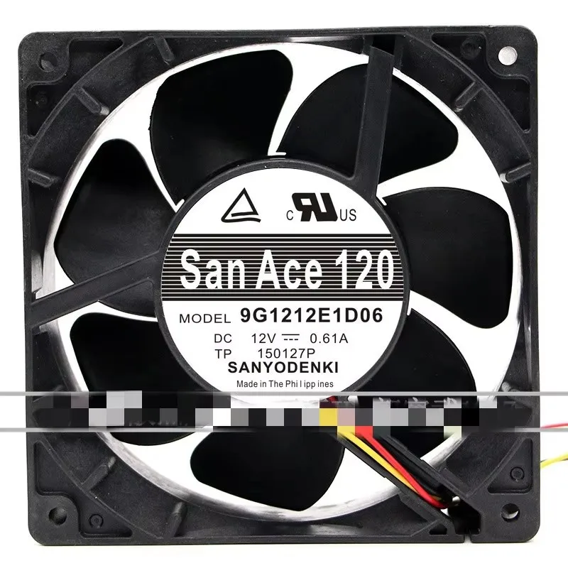 

Original 12CM 120 * 120 * 38MM 9G1212E1D06 12V 0.61A UPS Uninterruptible Power Supply Cooling Fan